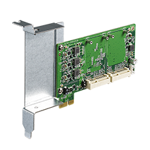PCIe 转 mPCIe, 2端口 mPCIe 扩展板